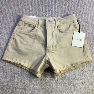 Joes Jeans The Alex Safari Frayed Hem‎ Button Fly Shorts Womens Size 27 NWT